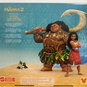 Disney Moana 2 Moana & Maui Voyager Doll Set 11 inch Scale Mattel JDD42 New